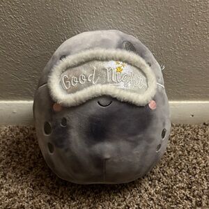 Squishmallows Gray Sleepy Plush
